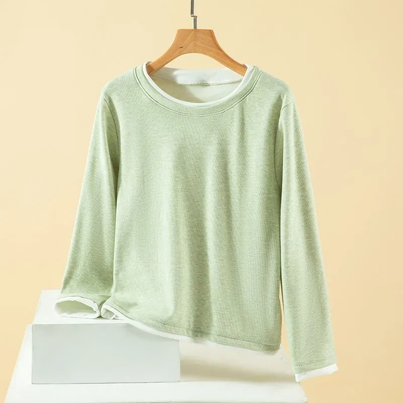 Undershirt Crew Neck - Женские термокофты больших размеров с эффектом