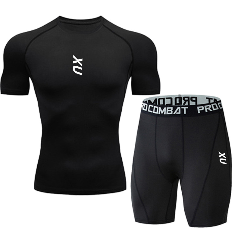 T Shirt Tight Fit - Новая мужская облегающая футболка для бега