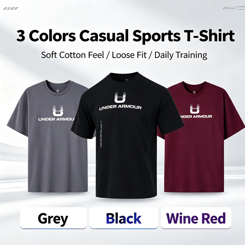 Undershirt Crew Neck - Мужская футболка Under Armour свободного кроя