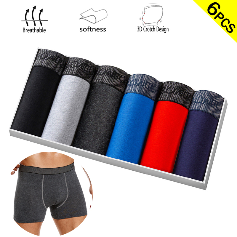 Boxer Brief Pack Cotton - Трусы-боксеры, однотонные мужские трусы, хлопковое нижнее